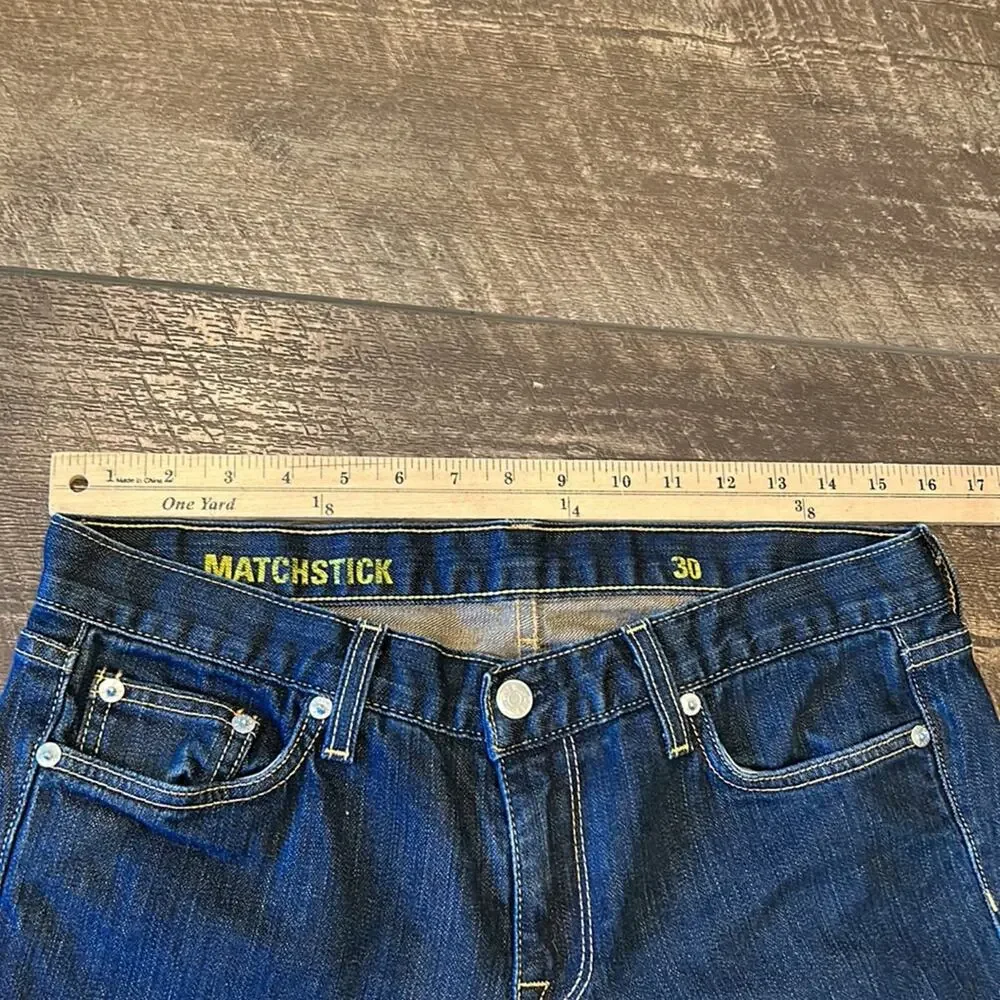 NWOT J. Crew Matchstick Stretch Dark Rinse Jeans Size 30/Inseam 31